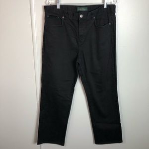 Ralph Lauren/Lauren Jeans Co. Black Jeans Size 14